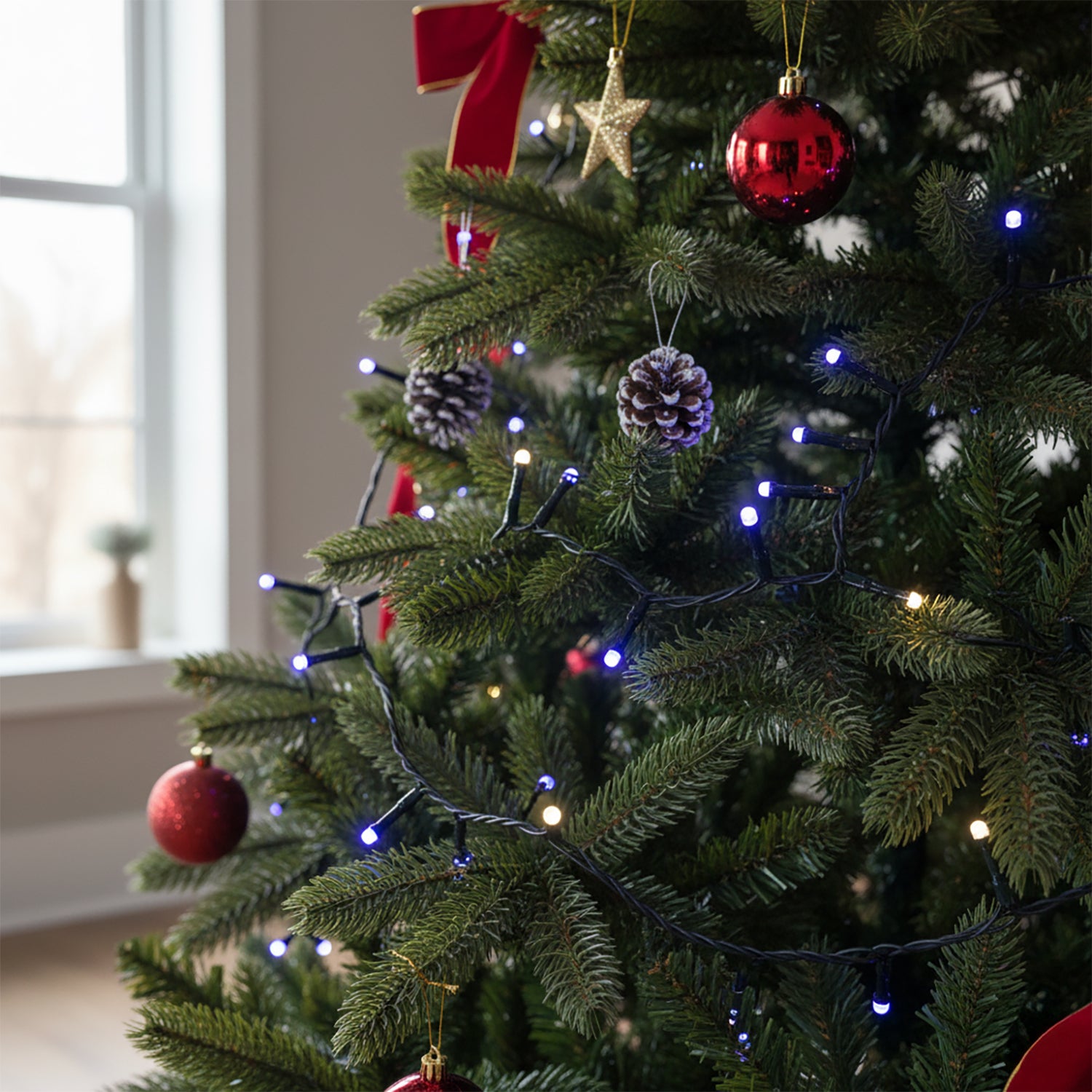 DICTROLUX - Catena Luminosa 500 LED Multicolor Candy Soft MiniPearl 12,5 metri